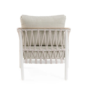 Sillón con cojines Fenix, vapor