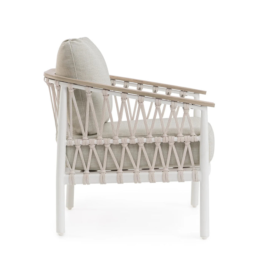 Sillón con cojines Fenix, vapor