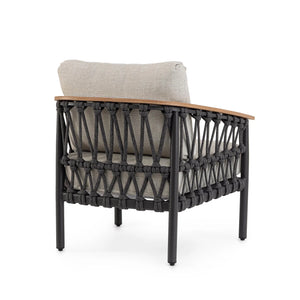 Sillón con cojines Fenix, antracita