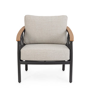 Sillón con cojines Fenix, antracita