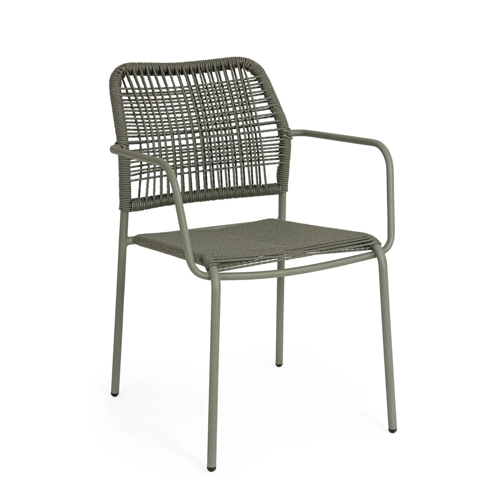 Silla con brazos Jable, verde