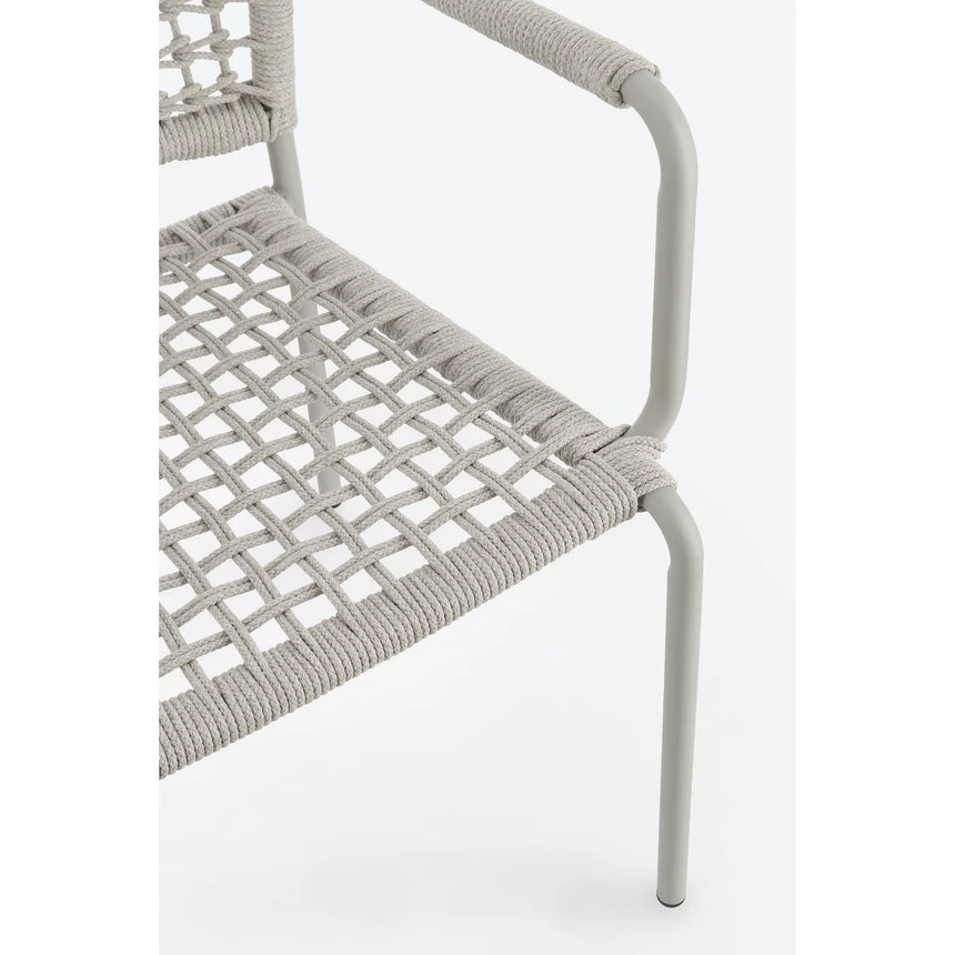 Silla de exterior Bizzotto con brazos Rajada saturn