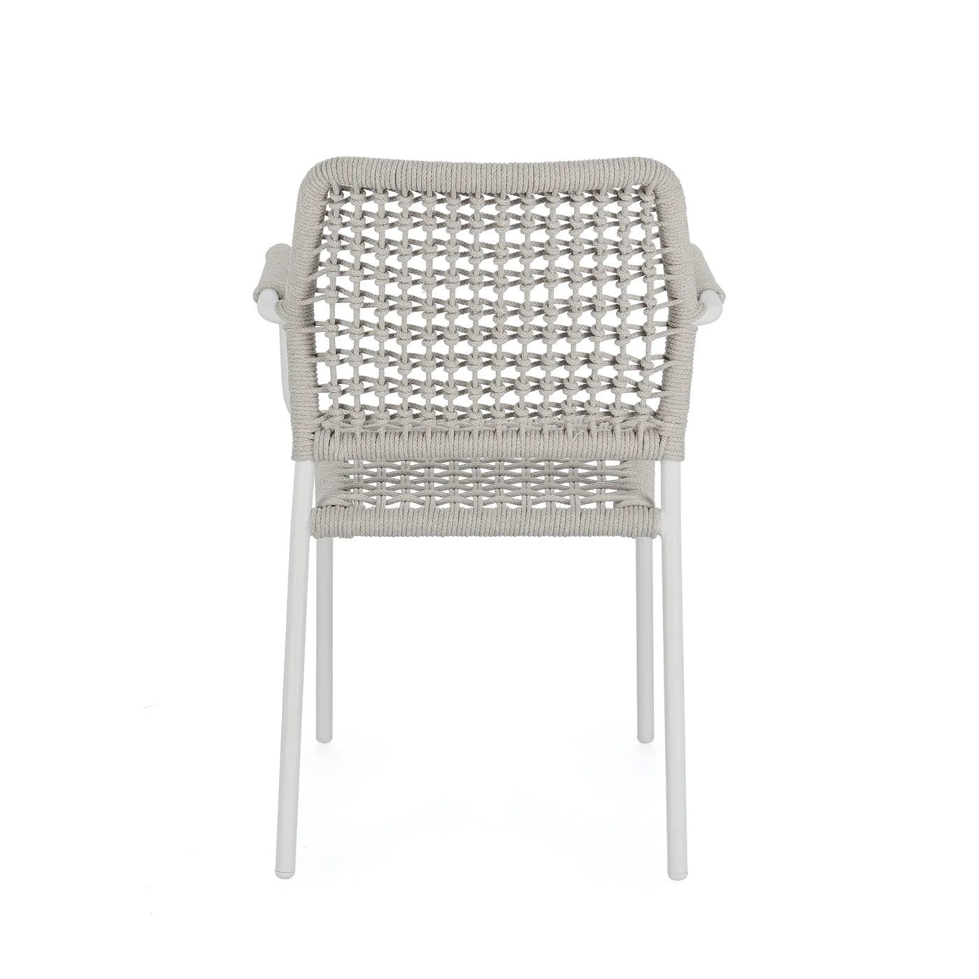 Silla de exterior Bizzotto con brazos Rajada blanco
