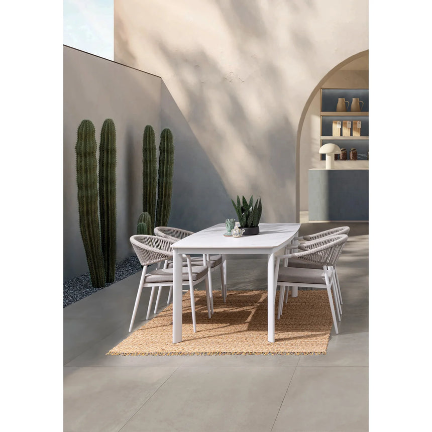 Mesa Alcora 180X90, blanco