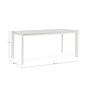 Mesa Alcora 180X90, blanco