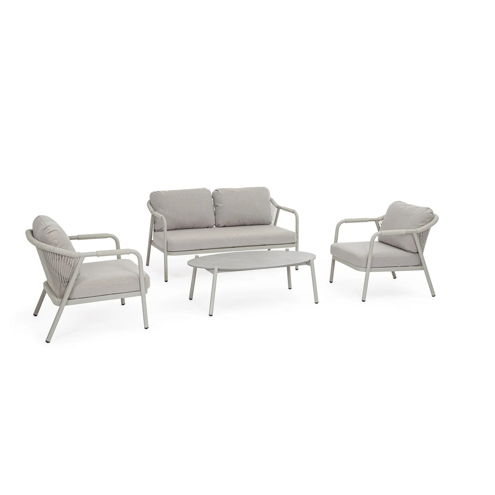 Conjunto Miravet sofá + 2 sillones + mesa, saturn