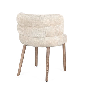 Silla Ilma, luciente/roble
