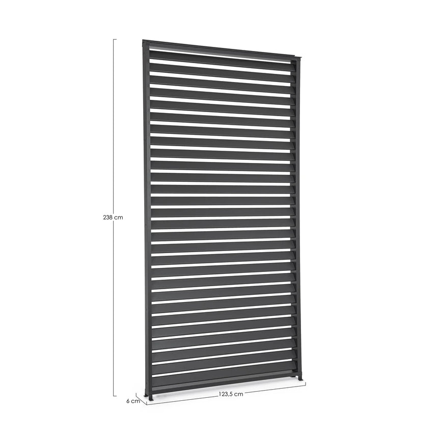 Parasol lateral pérgola Ocean Marea 123cm, antracita