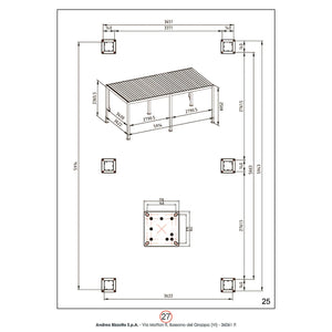 Pérgola Ocean 3.6x6, antracite