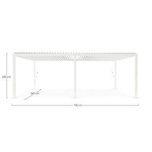 Pérgola Ocean 3.6x7.2, branco