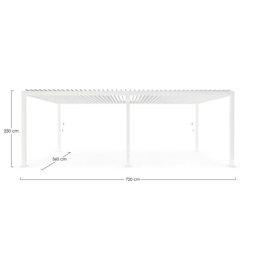 Pérgola Ocean 3.6x7.2, branco