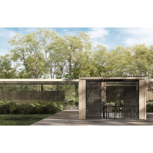 Pérgola Ocean 3x4, natural-antracita