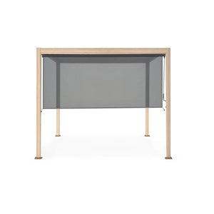 Pérgola Ocean 3x4, natural-antracita