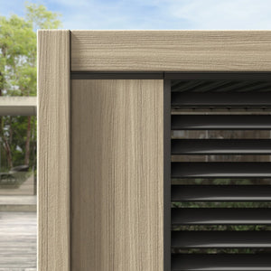 Pérgola Ocean 3x4, natural-antracita