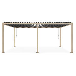 Pérgola Ocean 3.6x6, natural-antracita