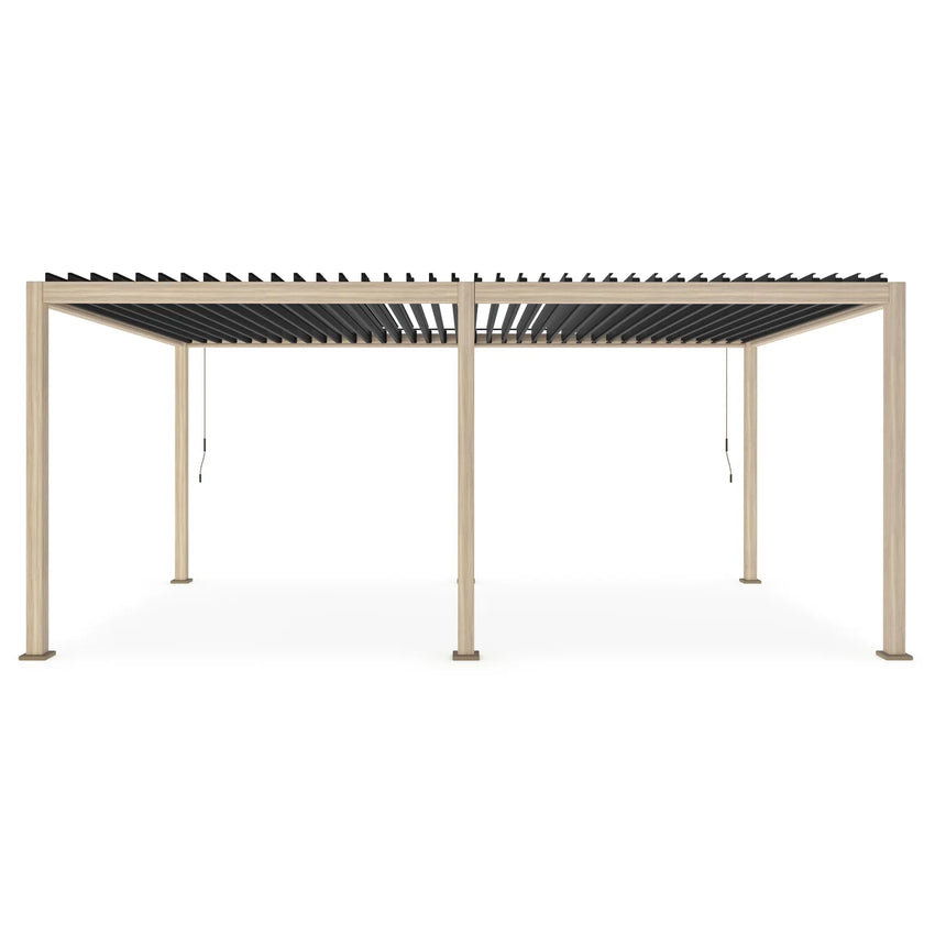 Pérgola Ocean 3.6x6, natural-antracita