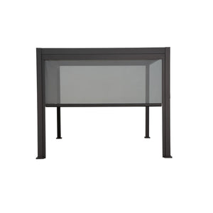 Toldo enrollable para pérgola Ocean Marea lado 4m, antracita