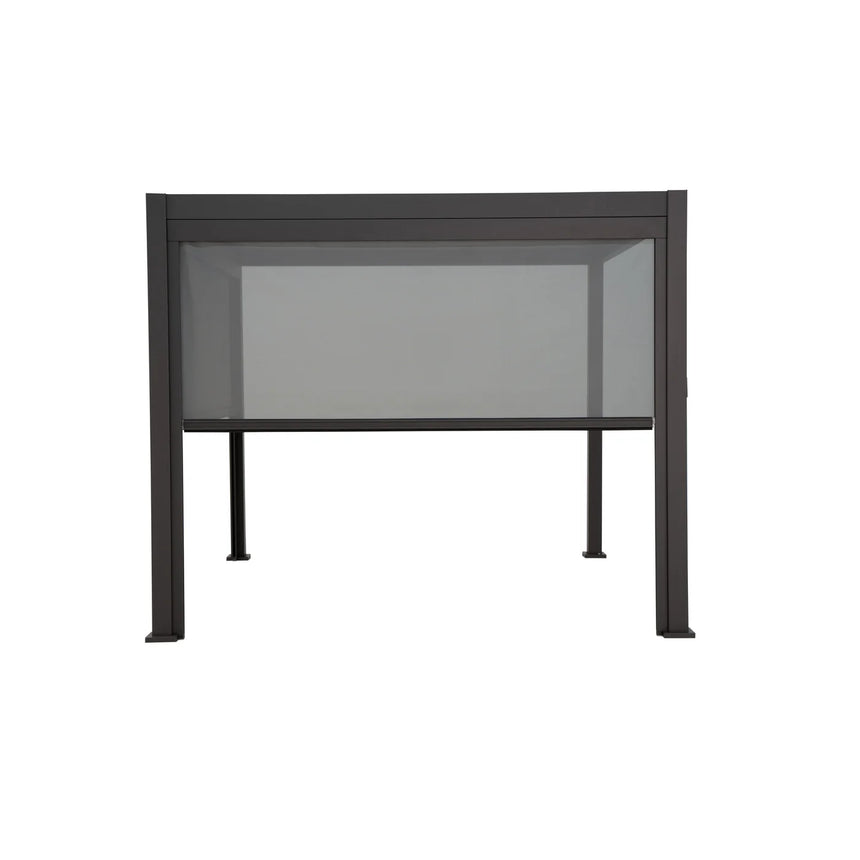 Toldo enrollable para pérgola Ocean Marea lado 4m, antracita