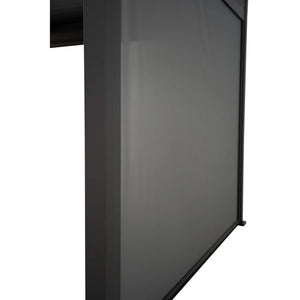 Toldo enrollable para pérgola Ocean Marea lado 4m, antracita