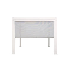 Toldo enrollable pérgola Ocean lado 3.6m, blanco