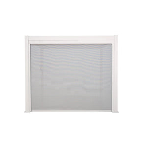 Toldo enrollable pérgola Ocean lado 3.6m, blanco