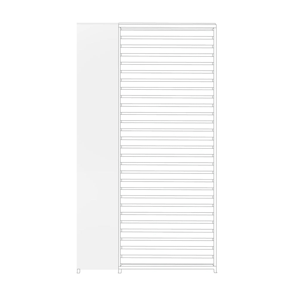Painel vertical pérgola Ocean e Maré, branco