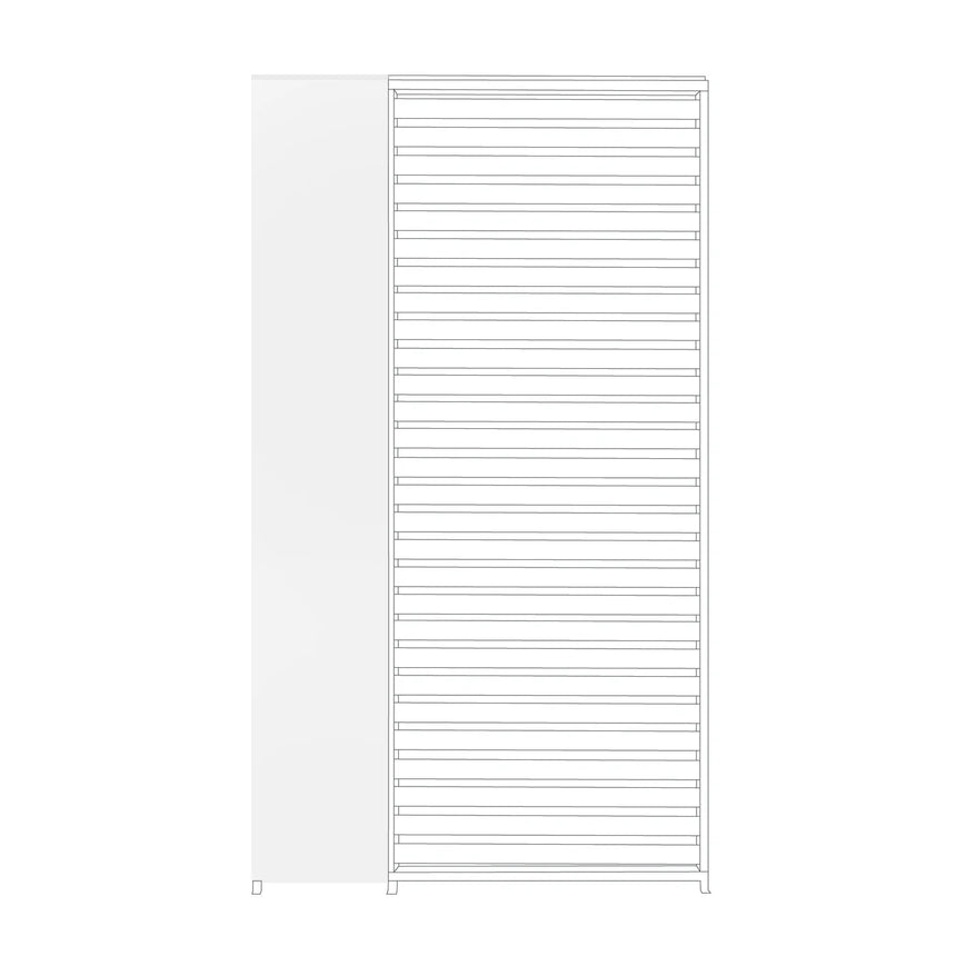 Painel vertical pérgola Ocean e Maré, branco