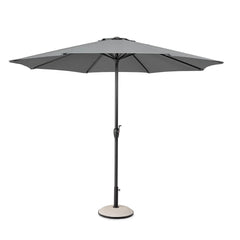 Parasol Kalife Ø3m, gris oscuro