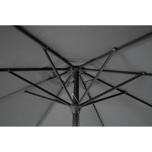 Parasol Kalife Ø3m, gris oscuro