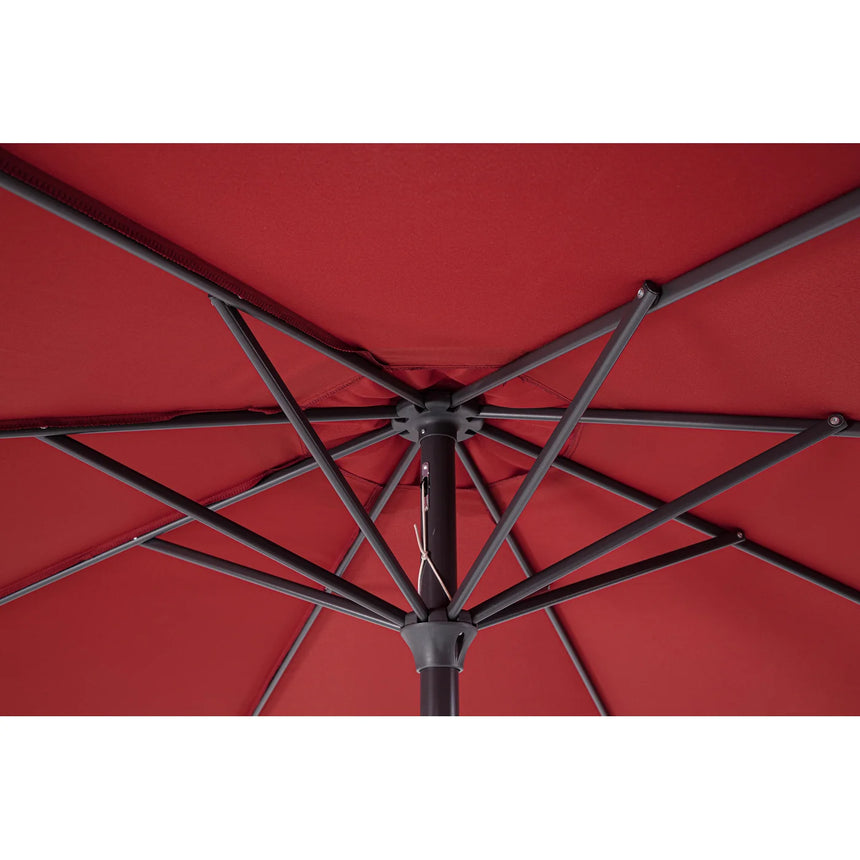 Parasol Kalife Ø3m, burgundy