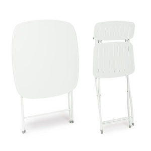 Conjunto Yvonne mesa + 2 cadeiras, branco