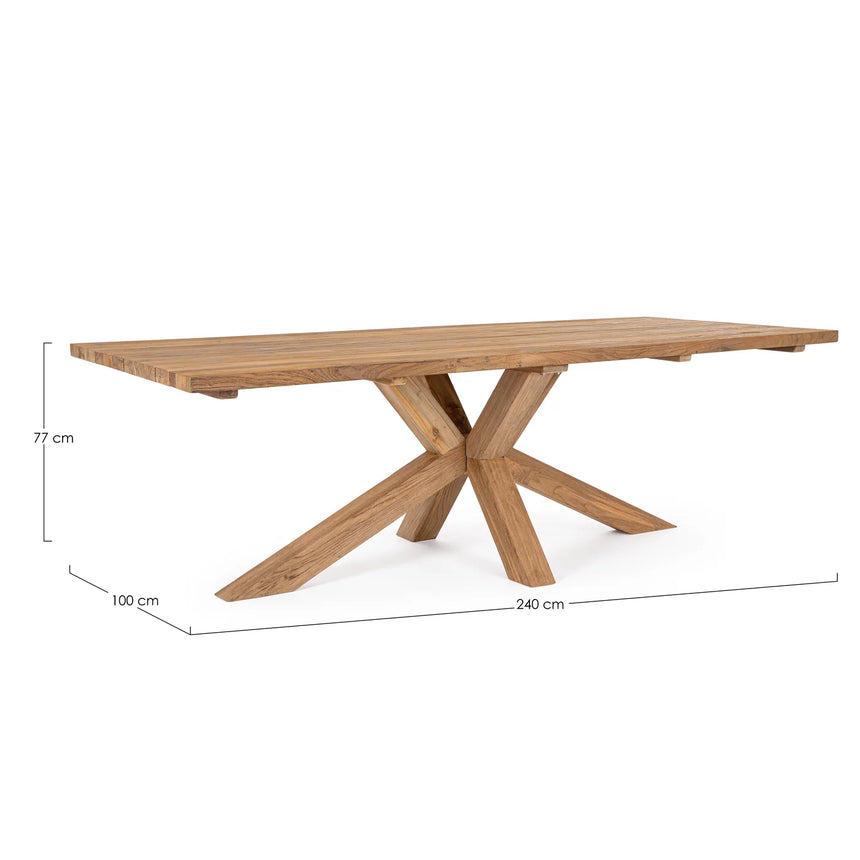 Mesa Jersey 240X100, natural