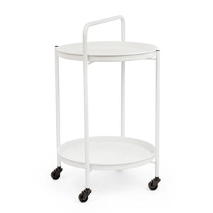 Carrito con bandeja Austin Twin D44.5, blanco