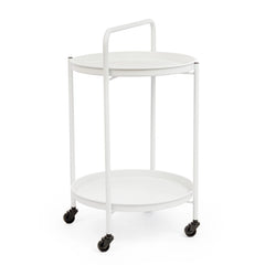 Carrito con bandeja Austin Twin D44.5, blanco