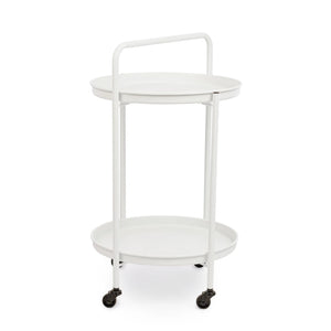Carrito con bandeja Austin Twin D44.5, blanco