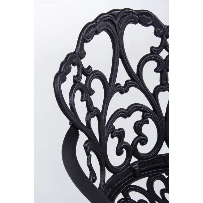 Silla con reposabrazos Victoria, antracita