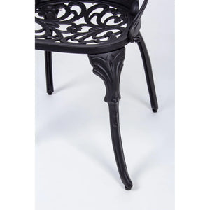 Silla con reposabrazos Victoria, antracita