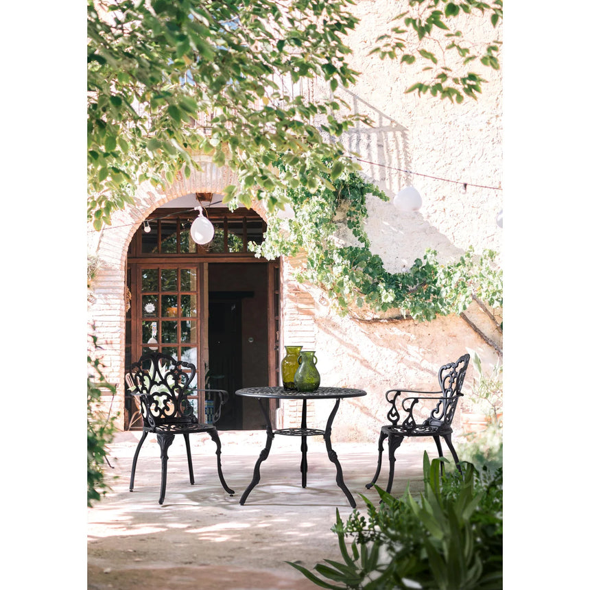 Silla con reposabrazos Victoria, antracita
