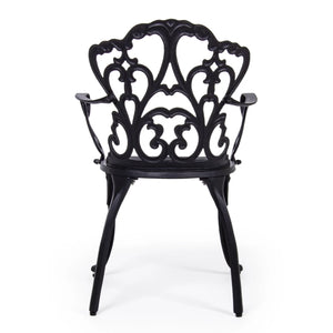 Silla con reposabrazos Victoria, antracita