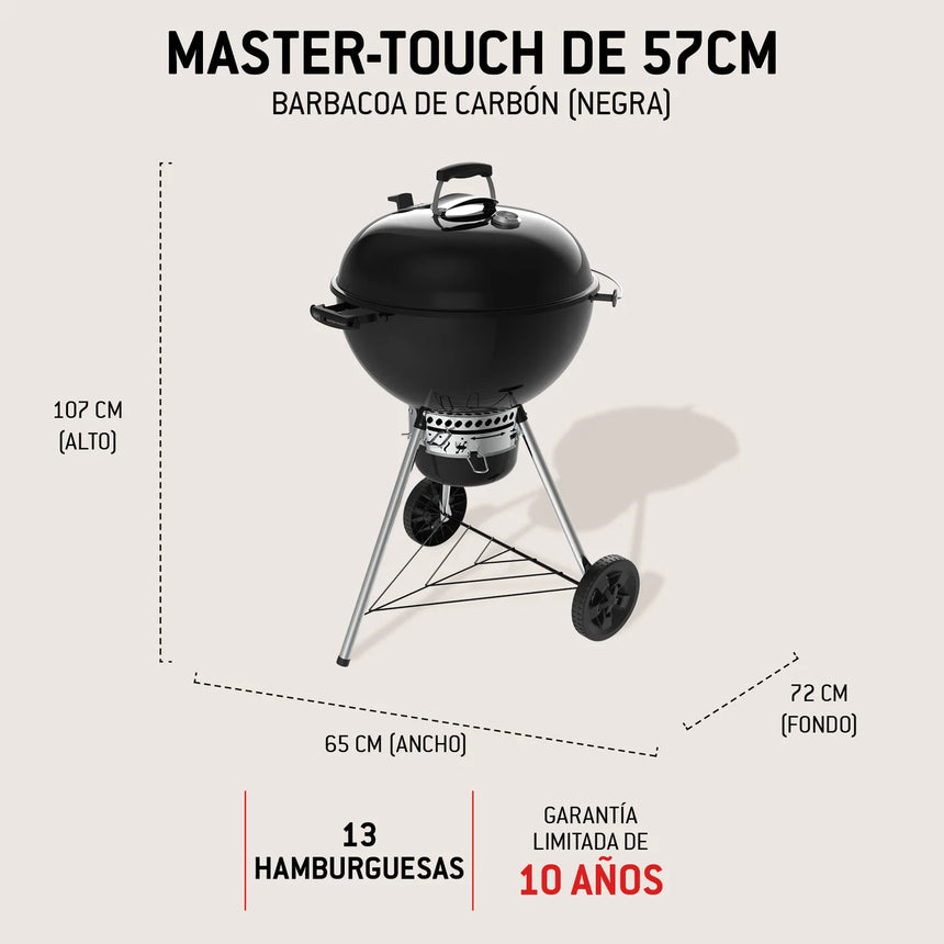 Barbecue a Carvão Weber Master-Touch GBS E-5755 Ø 57 cm Burnt Orange - Edição Limitada
