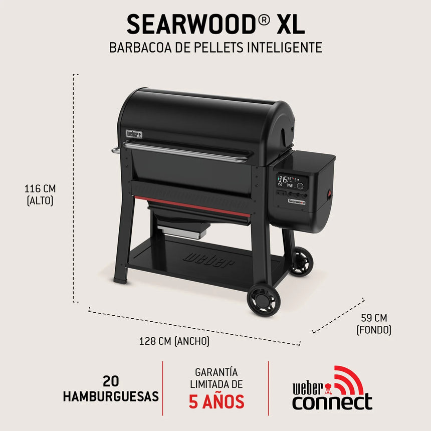 Assador a pellets Weber Smoque XL
