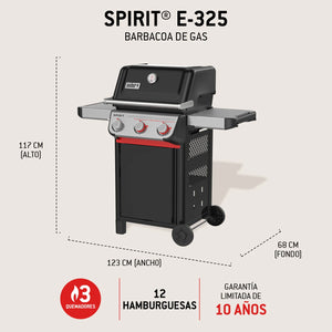 Barbacoa de gas Weber Spirit E-325