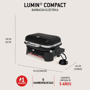 Barbacoa eléctrica Weber Lumin