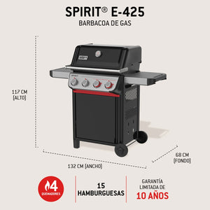 Barbacoa de gas Weber Spirit E-435