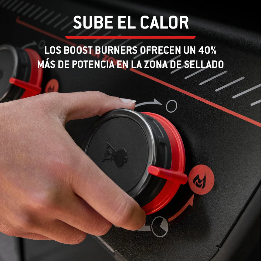 Grelhador a gás Weber Spirit EPX-435R Stealth + Espetada rotativa