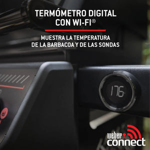 Grelhador a gás Weber Spirit EPX-435R Stealth + Espetada rotativa