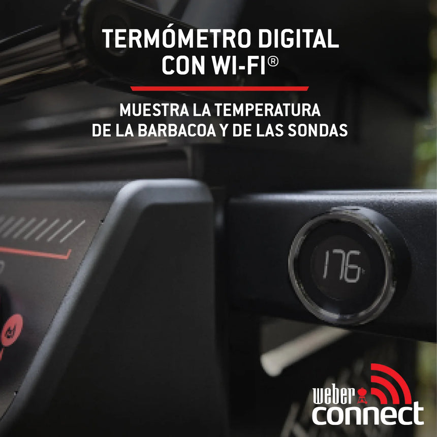 Grelhador a gás Weber Spirit EPX-435R Stealth + Espetada rotativa