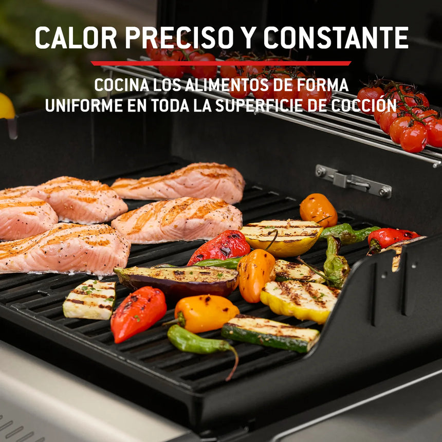 Grelhador a gás Weber Spirit EPX-435R Stealth + Espetada rotativa