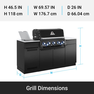 Cocina de exterior modular Baron MOK 590