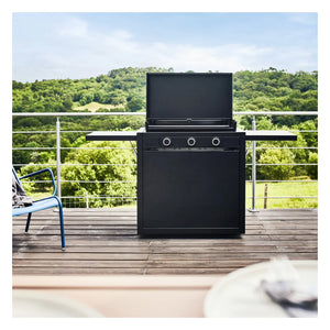 Plancha de gas Forge Adour Modern 75 Acero Negro